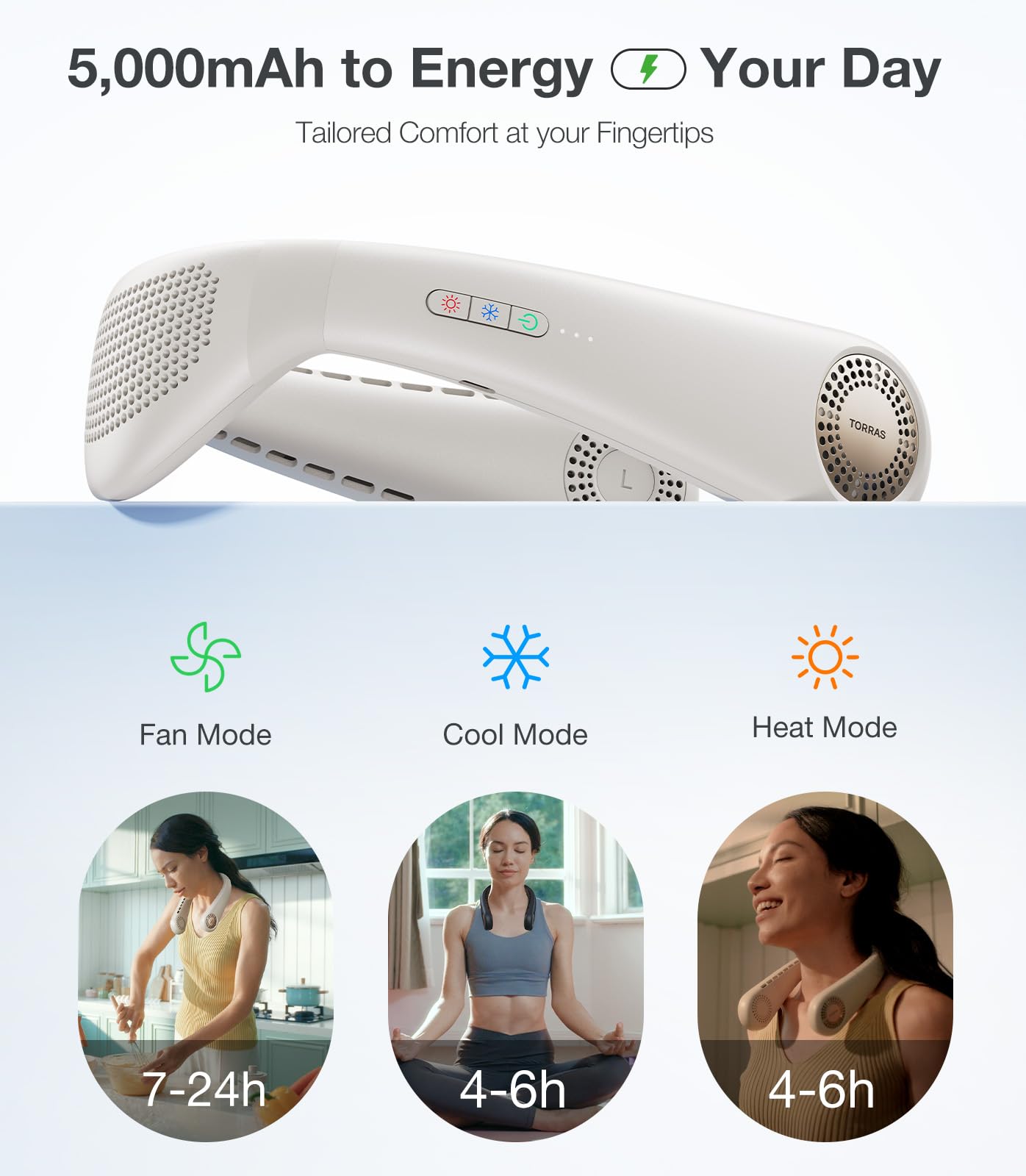 TORRAS [COOLiFY Air・ Ar condicionado de pescoço atualizado 2024